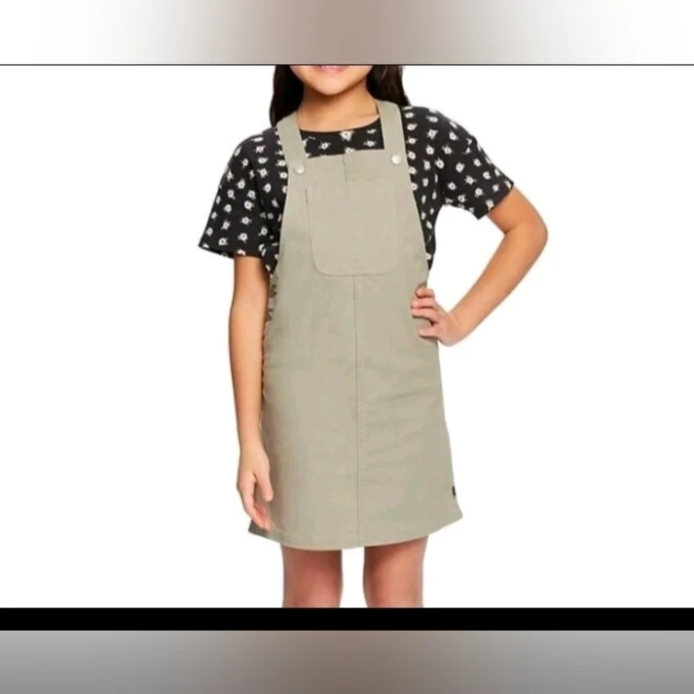 Gap Kids Skirtall Dress & Tee Size Xs 4-5 Seagrass